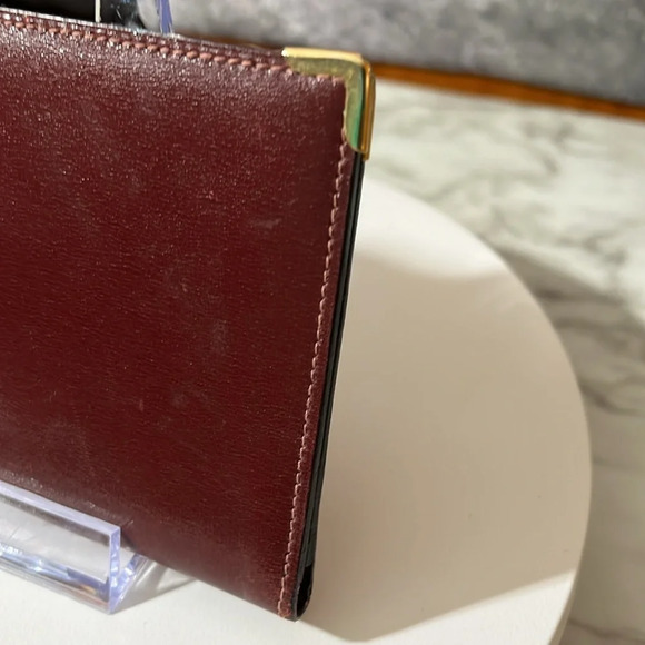 Gucci Vintage Burgundy Leather Passport Wallet From The 80s - Picture 7 of 16